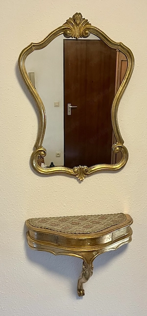 Vintage Spiegel und Konsole 