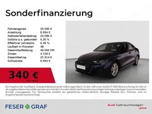 Audi A3 Lim. 30 TFSI S line Ext/LED/Navi/ACC/R-Kamera/17 Z