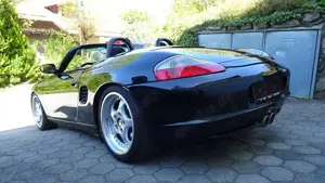 Porsche Boxster S *LITRONIC *TÜV NEU *VOLLLEDER schwarz *6-Gang