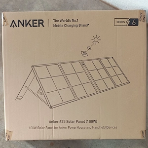 1x ANKER 625 Solar Panel (100W) f. Camper, Outdoor, Survival - NEU & OVP