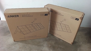 2x ANKER 625 Solar Panel (100W) f. Camper, Outdoor, Survival - NEU & OVP