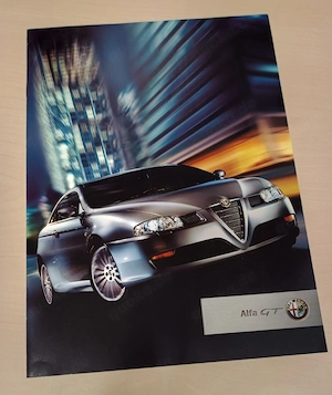 Broschüre bzw. Prospekt Alfa Romeo GT 12-2003