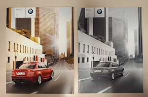 Broschüre bzw. Prospekt BMW 1er Coupé 135i, 123d, 120d (2007) + Preisliste