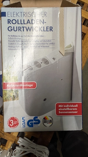 Elektrischer Rolladen Gurtwickler