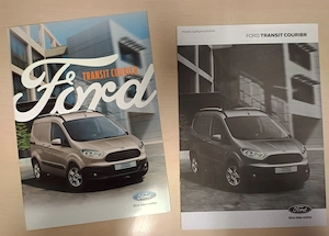 Broschüre bzw. Prospekt FORD Transit Courier 04-2016 inkl. Preisliste