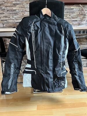 Motorradjacke Fastway Damen, schwarz+grau, Größe M (40) - wie NEU