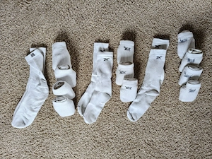 Tennissocken Set 14 Paar - Wilson & Reebok - Top Zustand