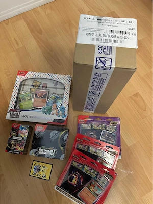 Pokémon 151 Poster, Ewige Rivalen Case, Erhabene Helden, Optimale Ordnung Display - SEALED