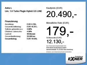Opel Astra L Lim. 1.6 Turbo Plugin Hybrid GS LINE ACC
