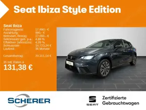 SEAT Ibiza Style Edition 1.0 TSI CARPLAY EPH RFK SHZ