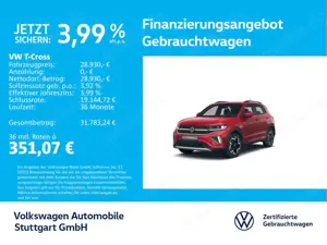 Volkswagen T-Cross 1.0 TSI R-Line DSG Navi AHK Kamera