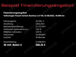 Volkswagen Passat Variant Business 2.0TDI DSG / Matrix, AHK Bild 4