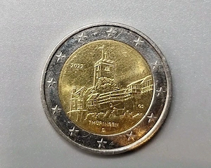 Sondermünze Thüringen 2 Euro F Eurosondermünze 2022