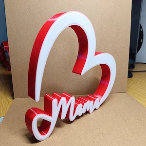 Herz für Mama Dekoration 