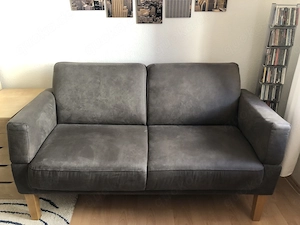 Essplatzsofa, seltene Sitzhöhe 50 cm, Federkern