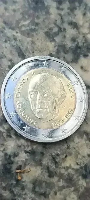 2 euro 2026 F konrad adenauer 