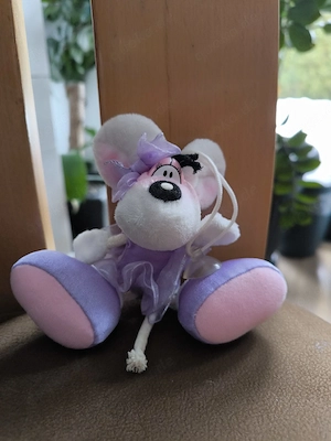 Diddl Schlüsselanhänger Ballerina lila 