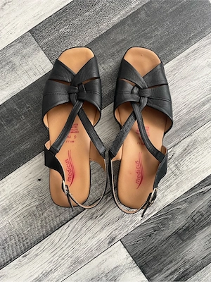 damen leder sandalen 7,5
