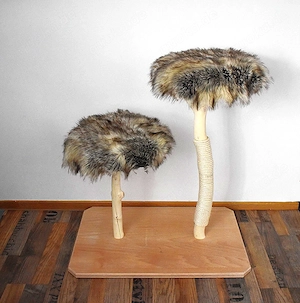 Naturholz Kratzbaum, Katzenbaum - Unikat, Handmade - SONDERPREIS !!!