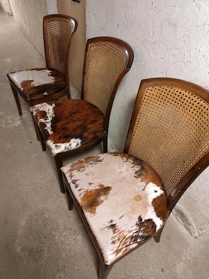3 Esszimmer Stühle Holz
