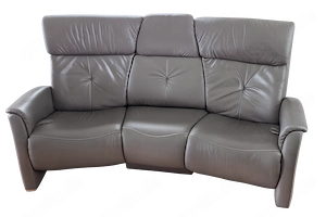 Trapez-Ledersofa Himolla