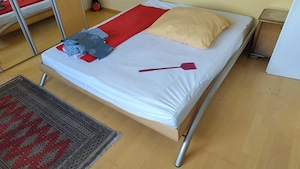 Hülsta Schlafzimmer - Schrank mit Bett
