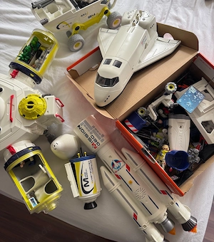 Playmobil 6195 Weltraumrakete, 6196 Space Shuttle,Space 9487 Mars Raum Station