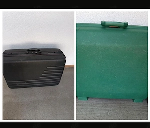 2 Hartschalenkoffer mit je 2 Rollen 