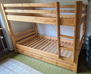 Etagenbett Thuka Sonny Massivholz 2x1m mit Stauraum