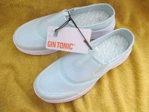 NEU mit ETIKETT Mesh Textil Slip One Schlupf Slipper Loafer Sabot Schuhe GIN TONIC 39  6 mint grün Bild 3