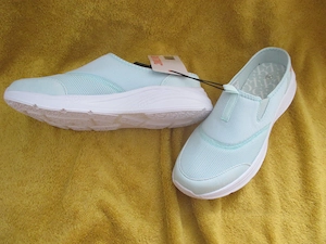 NEU mit ETIKETT Mesh Textil Slip One Schlupf Slipper Loafer Sabot Schuhe GIN TONIC 39  6 mint grün Bild 6