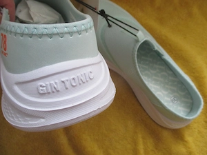 NEU mit ETIKETT Mesh Textil Slip One Schlupf Slipper Loafer Sabot Schuhe GIN TONIC 39  6 mint grün Bild 10