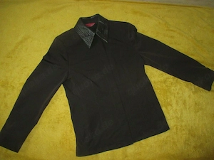 NEU Original VINTAGE Anzug Kostüm Blazer Jacke HAMMER Gr. 36- 38  S schoko braun Bild 3