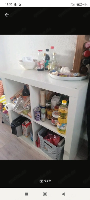 2 KALLAX Regale 2x2 weiß