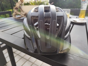 Uvex Fahrradhelm schwarz silber