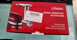 KitchenAid mini in Rot mit  Unbenutzten Zubehör  Bild 5