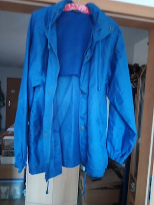 Herren Regenjacke gr l blau 