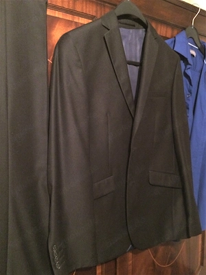  Anzug Hemd  Abitur  Abschlussball  Firmung  Konfirmation     Jugendbekleidung    Gr. 46 Bild 2