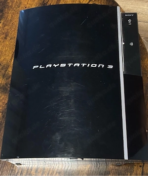 PS3 Fat CECHJ04 40GB Schwarz   funktioniert einwandfrei