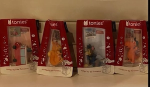 Toniebox und folgende Tonies dazu: