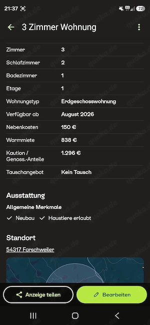 3 Zimmer Wohnung 