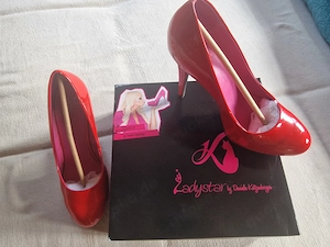 High Heels Lack rot Gr. 41 Daniela Katzenberger Ladystar wie neu