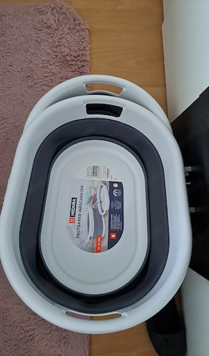 faltbare wäschekörbe neu 