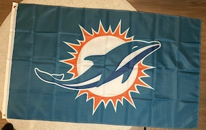 Miami Dolphins - Flagge 
