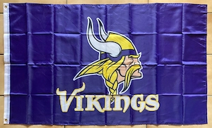 Minnesota Vikings - Flagge 