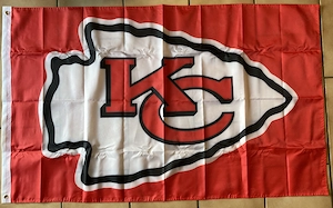 Kansas City Chiefs - Flagge 