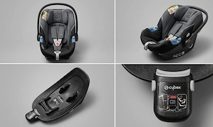 Cybex Aton M i-size Granite Black + Base M Black + Babyeinsatz