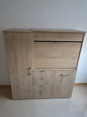 Gästezimmer-Set "priess": Bett, Sekretär, Kommode, Nachttisch Bild 2