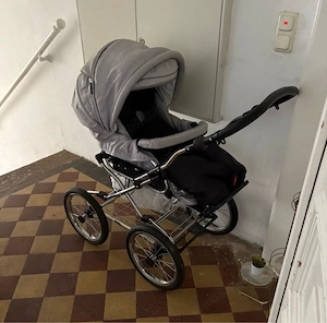 retro kinderwagen 2 in 1