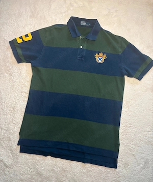 Ralph Lauren Polo | Chief Keef Style Streifen | Größe L | Grün Bl